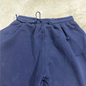 White Fox Boutique Navy Drawstring Sweatpants